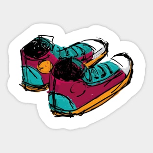 sneakers Sticker